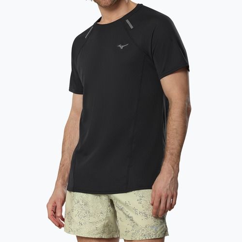 Koszulka do biegania męska Mizuno Active DryAeroFlow Tee black