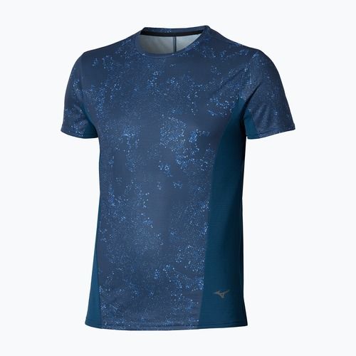 Koszulka do biegania męska  Mizuno Active DryAeroFlow Graphic estate blue