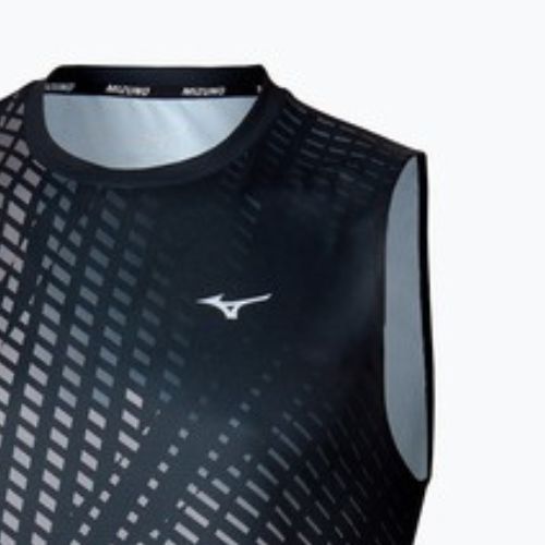 Koszulka do biegania męska Mizuno Core Graphic Sleeveless black/gray