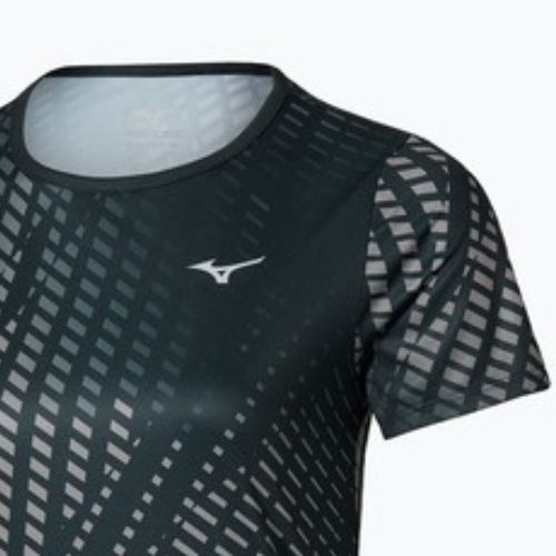 Koszulka do biegania damska Mizuno Core Graphic Tee black/gray