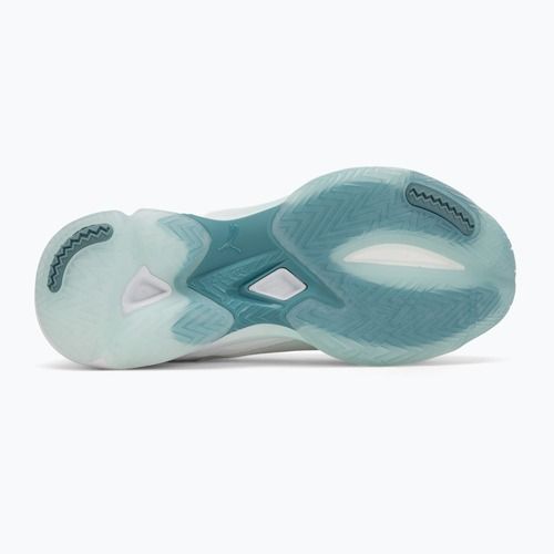 Buty do piłki ręcznej damskie PUMA Vantage Nitro Game On puma white/baltic blue/fresh water