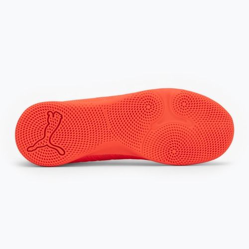 Buty piłkarskie dziecięce PUMA Future 9 Play IT Jr glowing red/puma white/puma black/puma silver