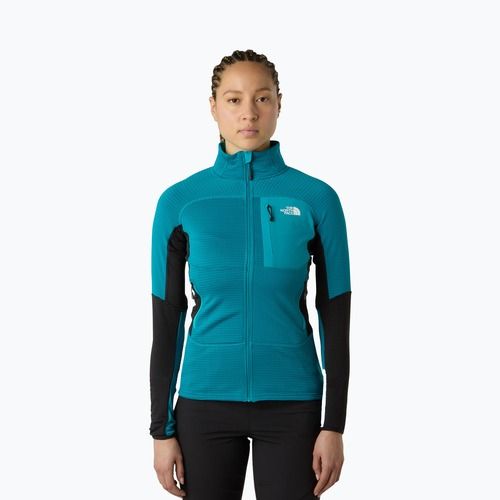 Bluza damska The North Face Polartec Powergrid Stormgap anthracite grey/tnf black