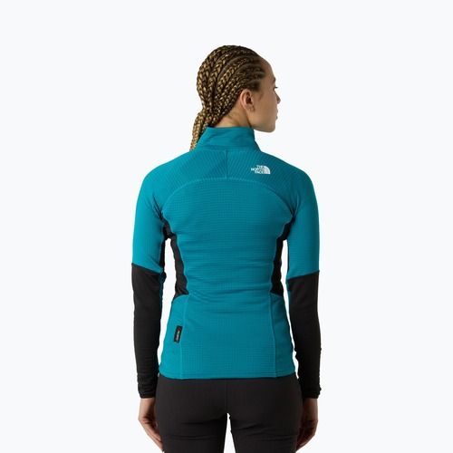 Bluza damska The North Face Polartec Powergrid Stormgap anthracite grey/tnf black