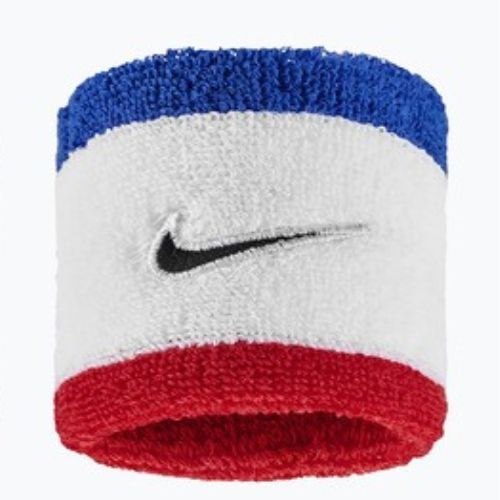 Frotki na nadgarstek Nike Swoosh Classic Wristbands 2 szt. game royal/university red/black