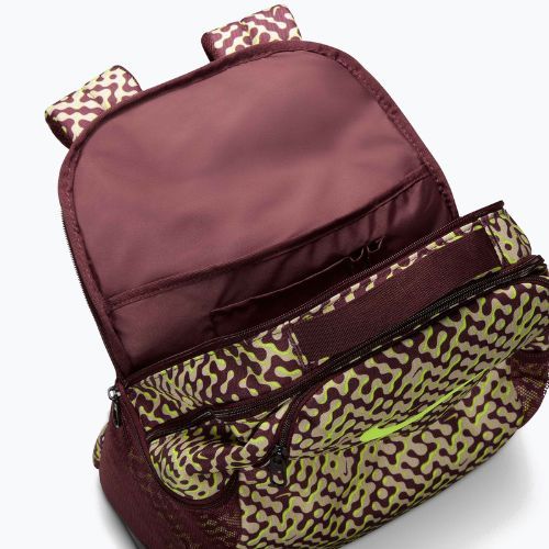 Plecak treningowy Nike Brasilia 9.5 24 l burgundy crush/black/volt
