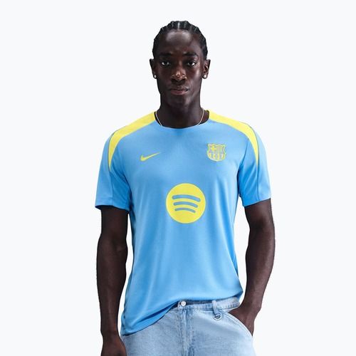 Koszulka piłkarska męska Nike FC Barcelona Strike SE university blue/opti yellow