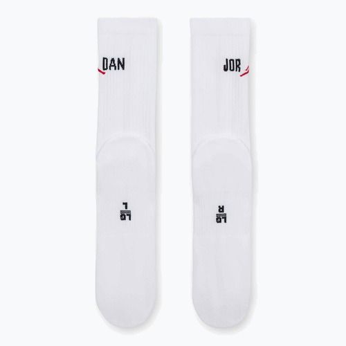 Skarpety Jordan Everyday Crew 1 para white/black/university red