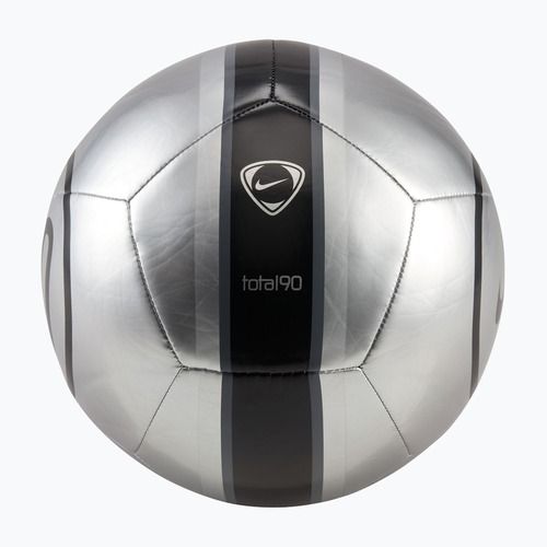 Piłka do piłki nożnej Nike Academy T90 Metallic '26 metallic silver/black/black rozmiar 4