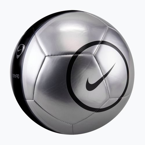 Piłka do piłki nożnej Nike Academy T90 Metallic '26 metallic silver/black/black rozmiar 4
