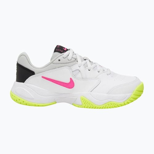 Buty do tenisa dziecięce Nike Court Lite 2 Jr white/hot lime/grey fog/laser fuchsia