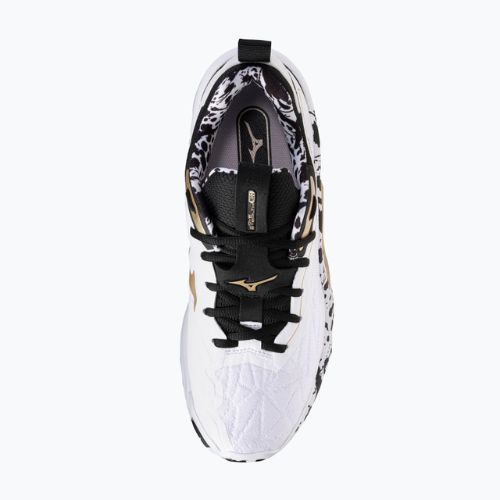 Buty do piłki ręcznej Mizuno Wave Stealth Neo 2 white/black/ge gold