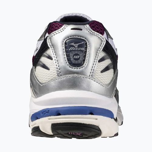 Buty Mizuno Wave Rider 10 white/baritone blue/dark purple