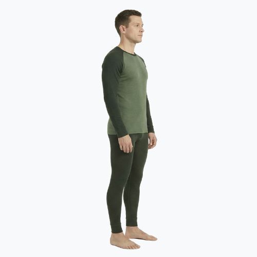 Komplet bielizny termoaktywnej męskiej WOOLCANO Merino SET0978 khaki
