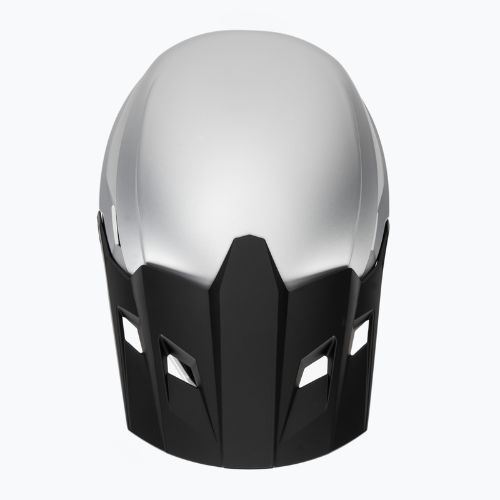 Kask rowerowy ATTABO State 1.0 full face srebrny
