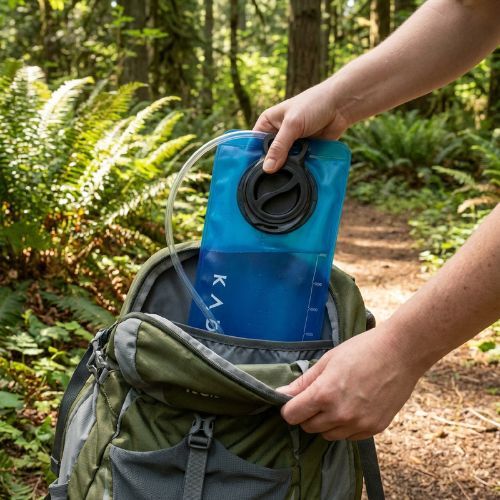 Bukłak KADVA Flowbie ClickFit 3 l niebieski