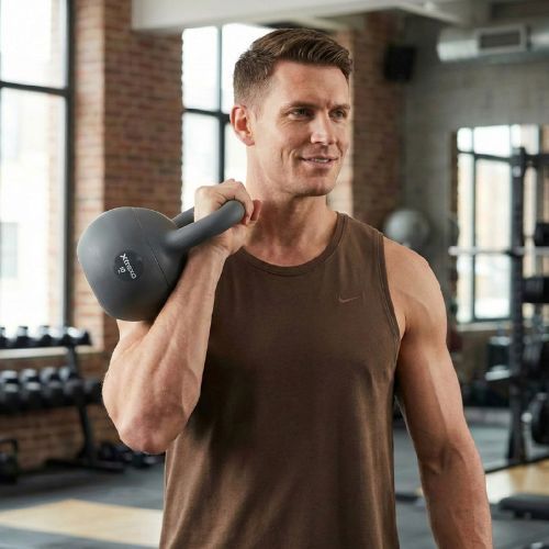 Kettlebell miękki XTREXO 10 kg szary