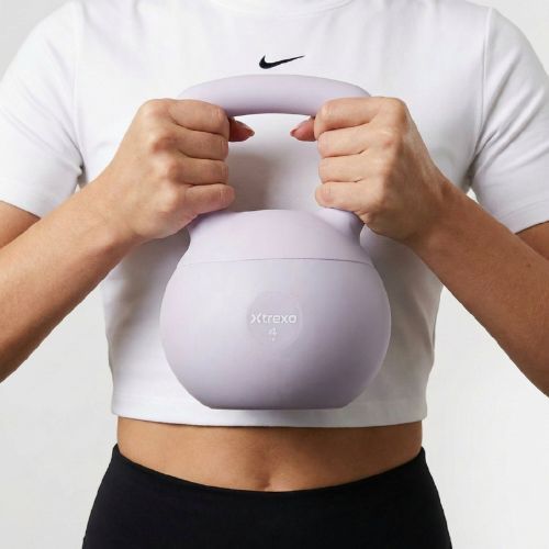 Kettlebell miękki XTREXO 4 kg fioletowy