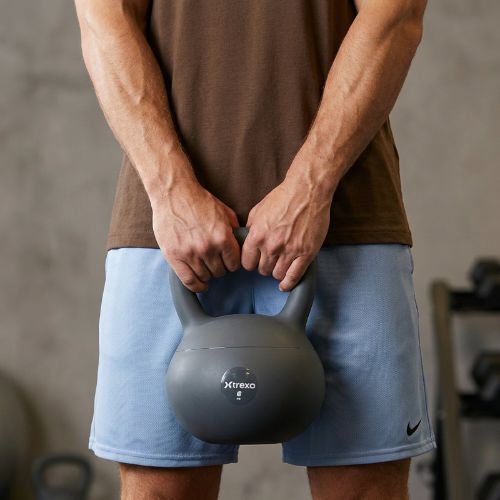 Kettlebell miękki XTREXO 6 kg szary