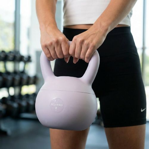 Kettlebell miękki XTREXO 8 kg fioletowy