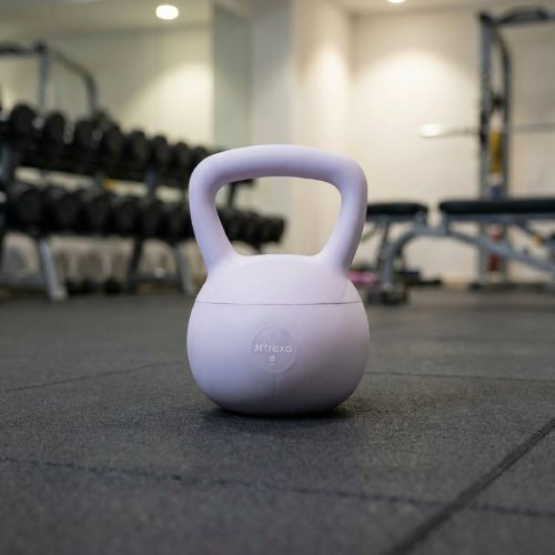 Kettlebell miękki XTREXO 8 kg fioletowy