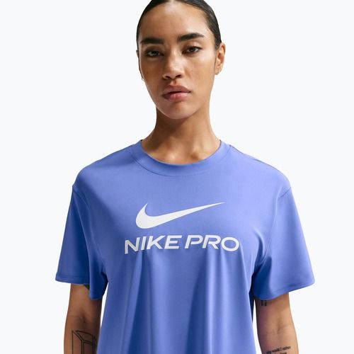 Koszulka treningowa damska Nike Pro Dri-Fit Loose sapphire/white