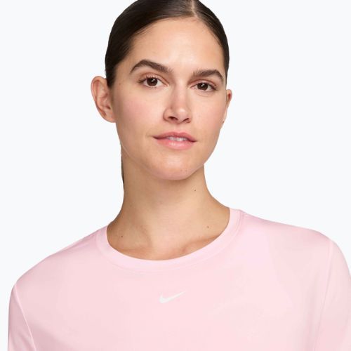 Koszulka damska Nike One Classic Dri-Fit pink foam/white