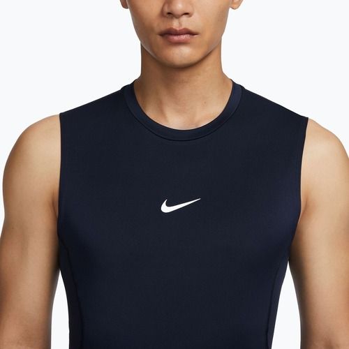 Koszulka męska Nike Pro Dri-Fit Tight Sleeveless Fitness obsidian/white