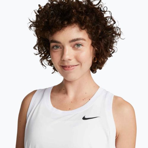 Koszulka treningowa damska Nike Dri-Fit Racerback Koszulka white/black
