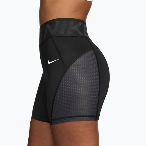 Spodenki damskie Nike Pro Sculpt High Waisted 5" Biker black/anthracite/white