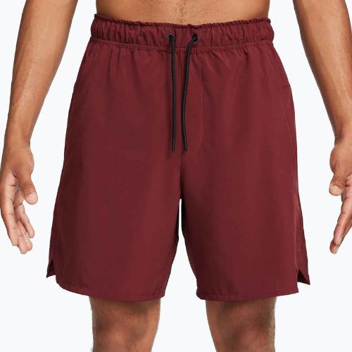 Spodenki męskie Nike Unlimited Dri-Fit 7" Unlined dark team red/black/dark team red