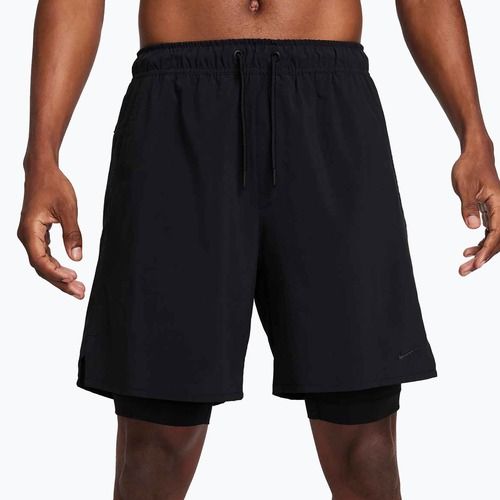 Spodenki męskie Nike Unlimited 2in1 Dri-Fit 7" black/black/black/black