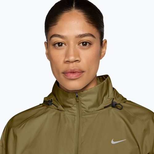Kurtka do biegania damska Nike Tempo Repel olive flak