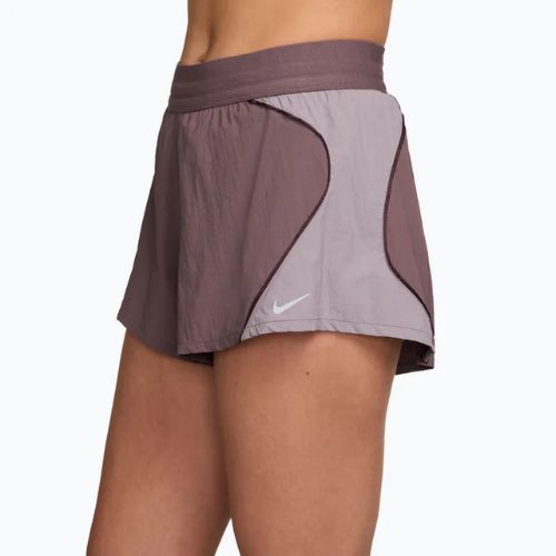 Spodenki damskie Nike Swift UV Repel High-Waisted tattoo/light violet ore
