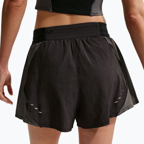 Spodenki damskie Nike Swift UV Repel High-Waisted black/iron grey