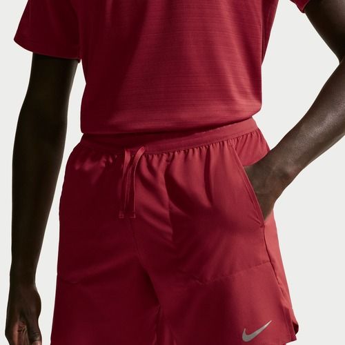 Spodenki do biegania męskie Nike Stride Dri-Fit Brief-Lined 7" team crimson