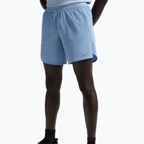 Spodenki do biegania męskie Nike Stride Dri-Fit Brief-Lined 7" work blue