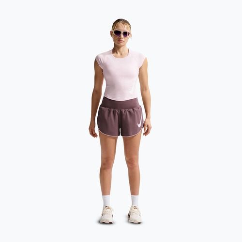 Spodenki do biegania damskie Nike Tempo Swoosh Dri-Fit Mid-Rise Brief-Lined tattoo/pin foam