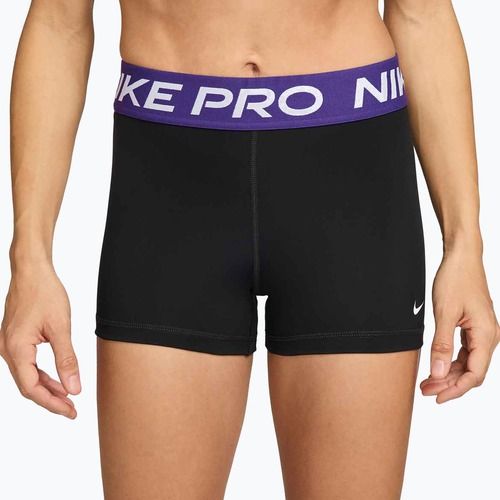 Spodenki damskie Nike Pro 365 3" black/court purple/white