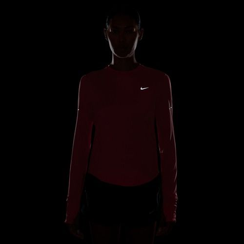 Longsleeve do biegania damski Nike Swift Dri-Fit UV sea coral