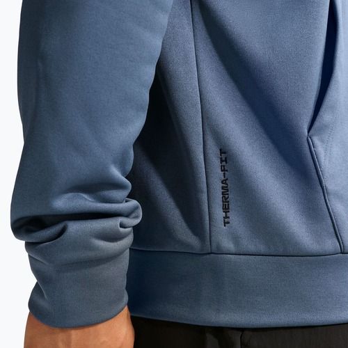 Bluza treningowa męska Nike Therma Fit Full-Zip diffused blue/diffused blue/black