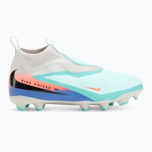 Buty piłkarskie dziecięce Nike United Phantom 6 High Academy Jr FG/MG pistachio frost/hyper orange