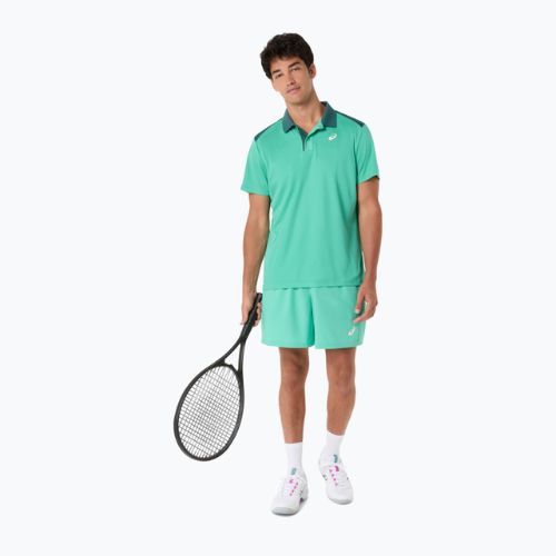Koszulka polo męska ASICS Court Polo aurora green