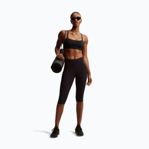 Biustonosz treningowy Nike Zenvy Strappy Light-Support black/cool grey