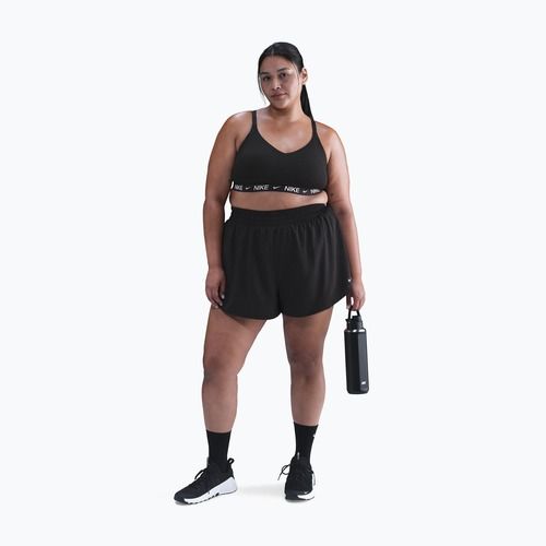 Biustonosz treningowy Nike Indy Light Support Plus Size black/black/white