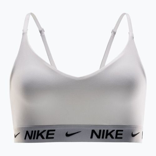 Biustonosz treningowy Nike Dri-Fit Indy Light Support white/black