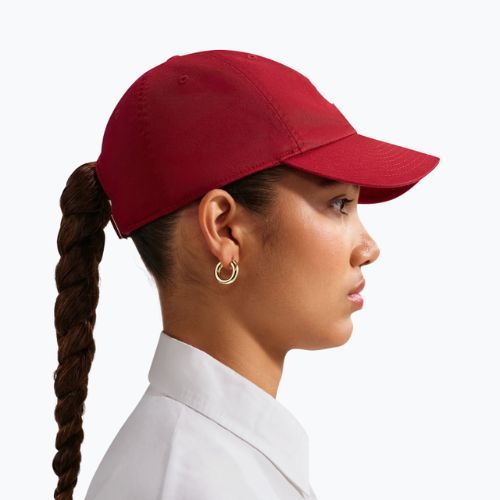 Czapka z daszkiem Nike Club Unstructured Futura Wash team crimson/white