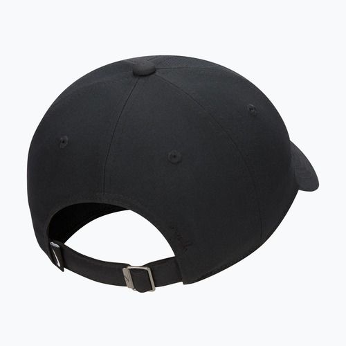 Czapka z daszkiem Nike Club Unstructured Swoosh black/black