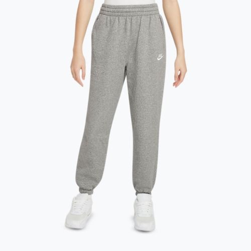 Spodnie dziecięce Nike Sportswear Club Fleece dark grey heather/base grey/white