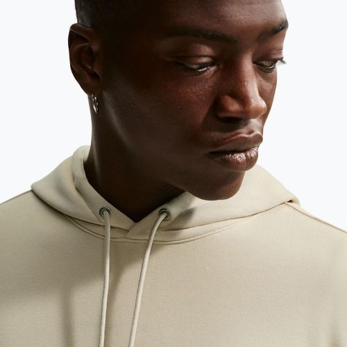 Bluza męska Nike Club French Terry Pullover Hoodie light khaki/light khaki/white
